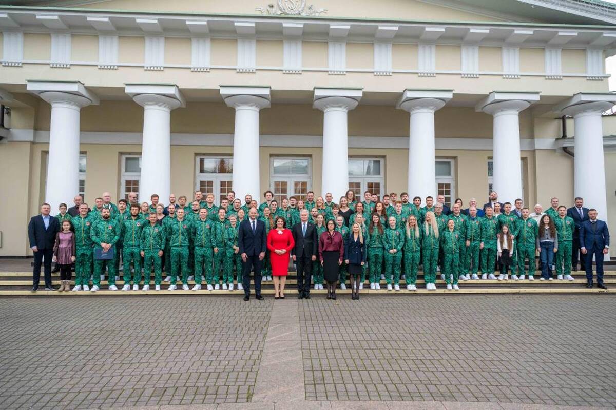 Lietuvos komanda išlydėta į jubiliejines deflimpines žaidynes Tokijuje