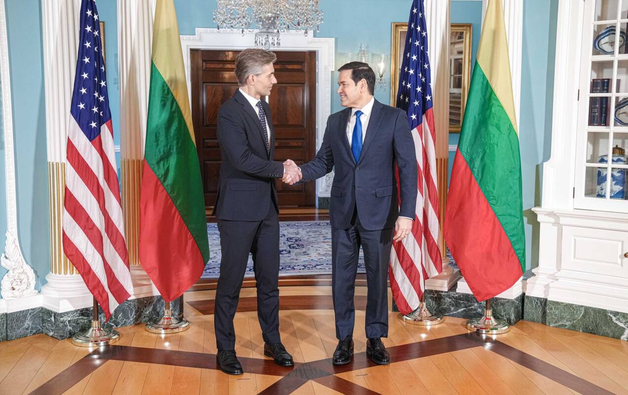 Kęstutis Budrys ir Marco Rubio