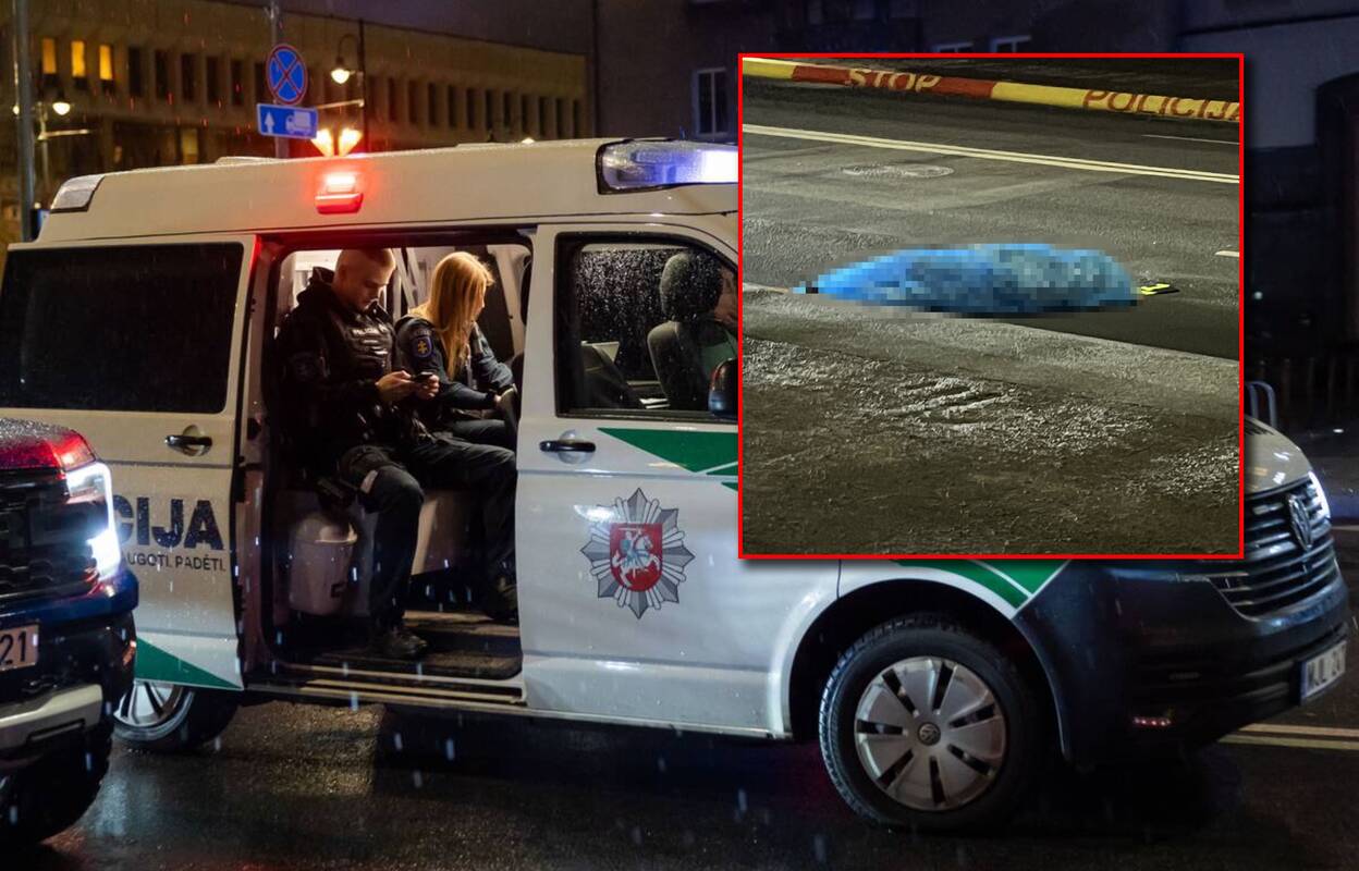 Tragedija Kaune – automobilis mirtinai sužalojo ant gatvės gulėjusį vyrą