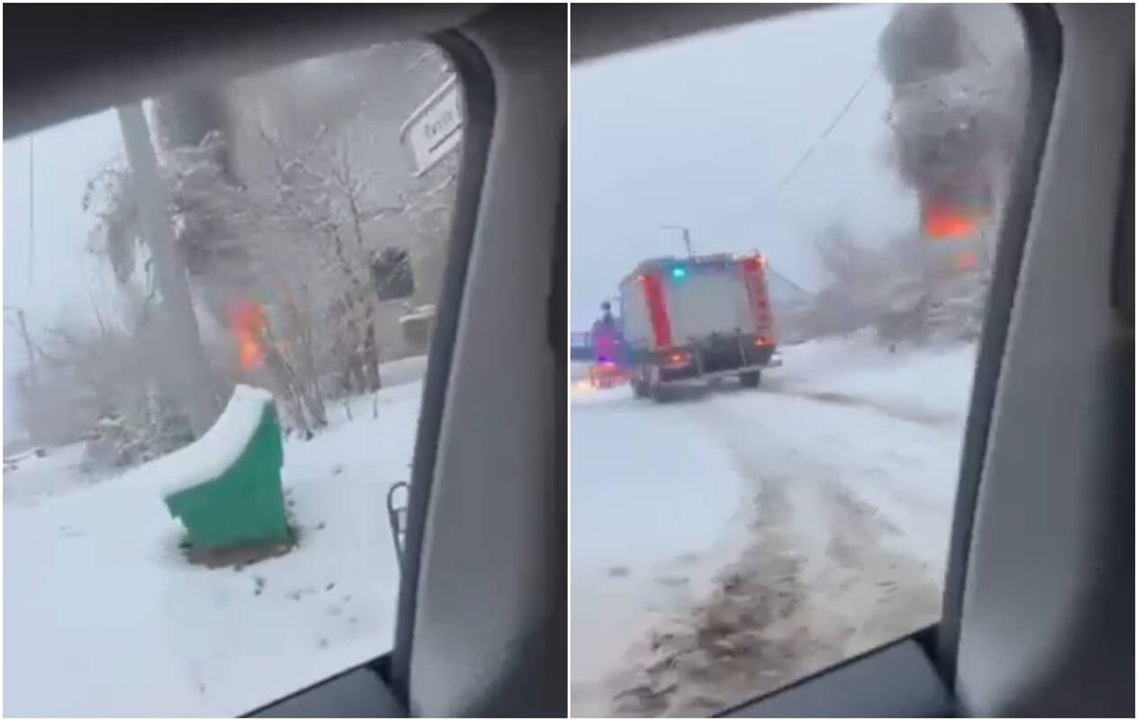 Iš liepsnų moteris gelbėjosi per langą: susižalojo veidą ir rankas