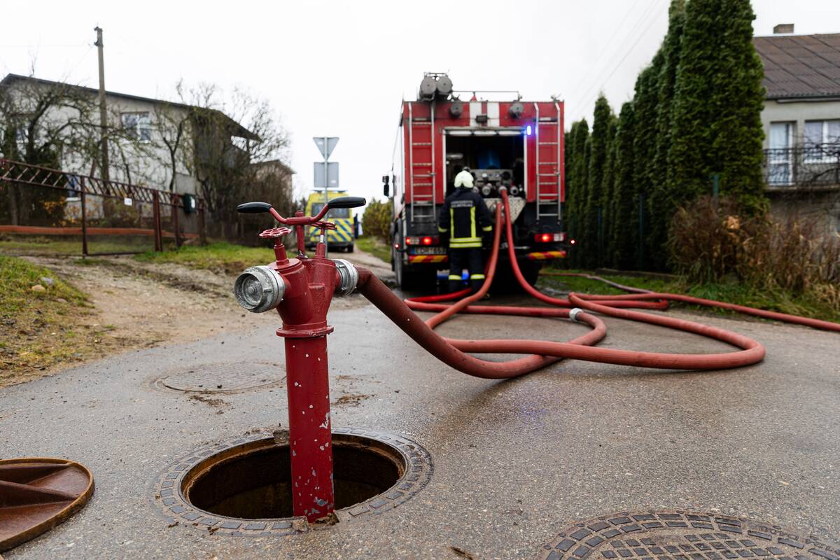 Lentvaryje sprogo dujų balionas
