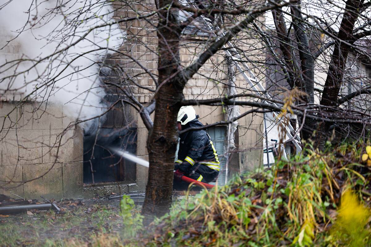 Lentvaryje sprogo dujų balionas