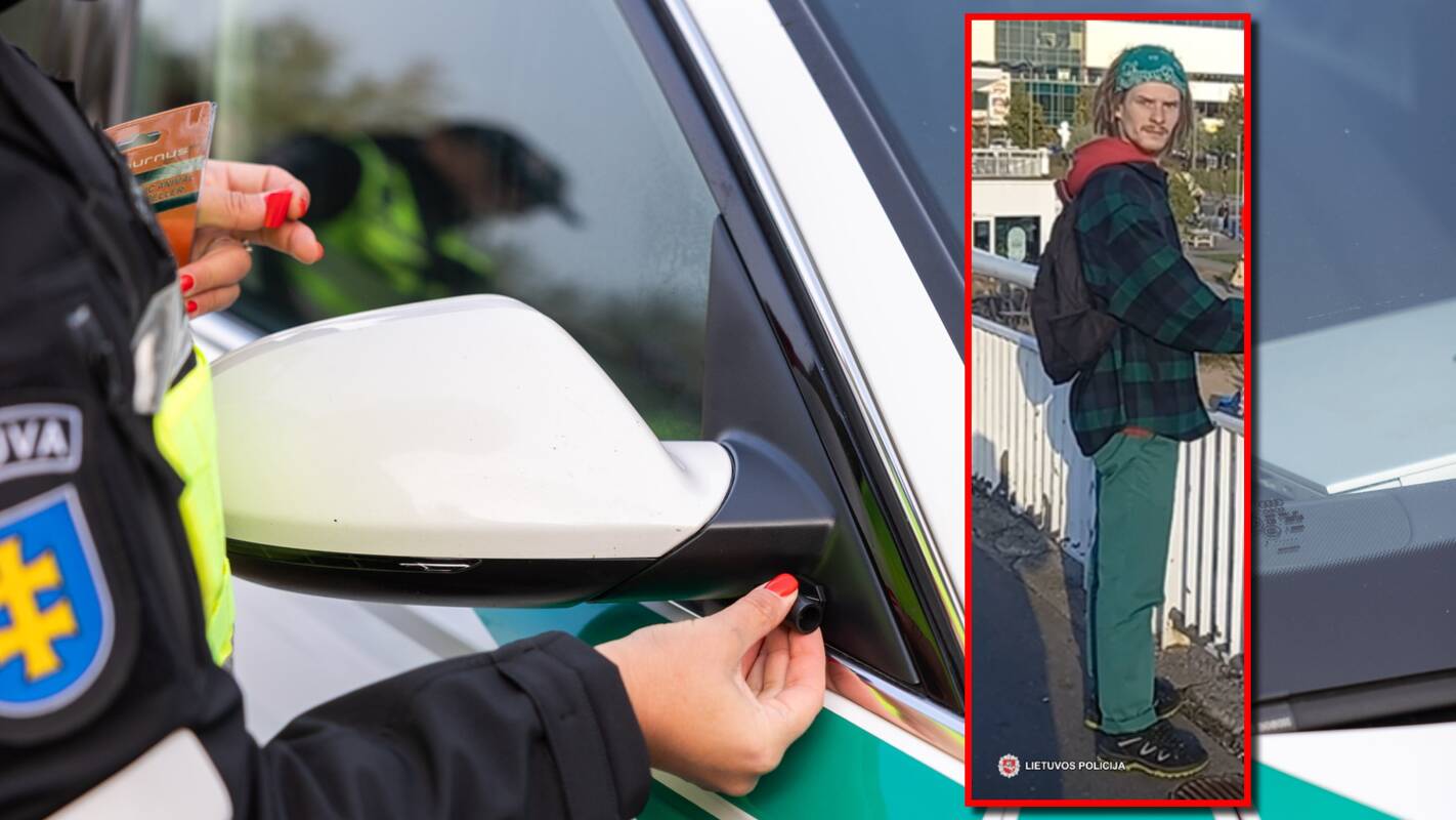 Sostinės pareigūnai tiria neteisėto žmogaus persekiojimo atvejį ir ieško šio vyro