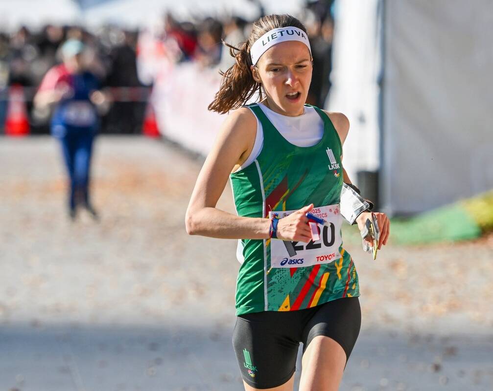 Sėkmė: G. Diržiūtė deflimpiadoje jau iškovojo visų spalvų medalius.