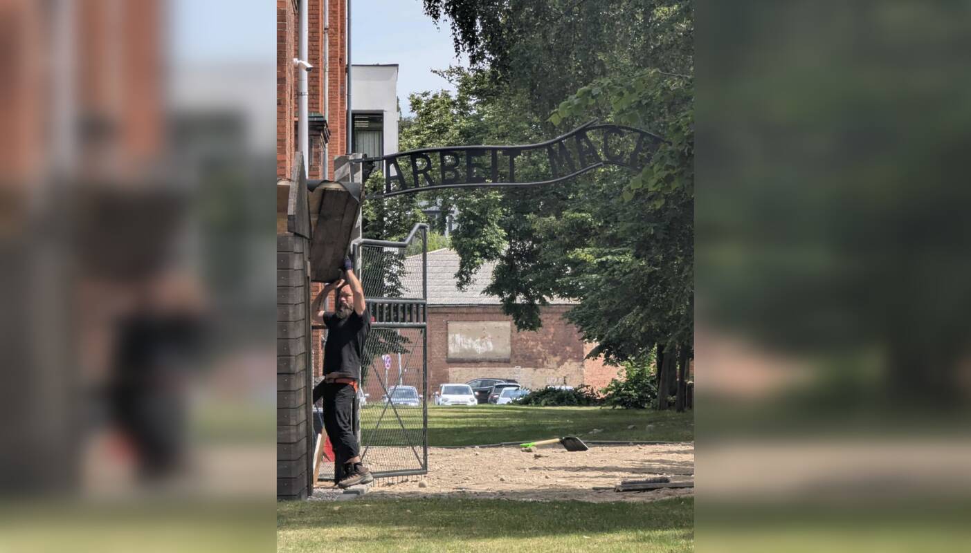 Metamorfozės: mums gerai pažįstamus universiteto pastatus kino kūrėjai yra pavertę koncentracijos stovykla.