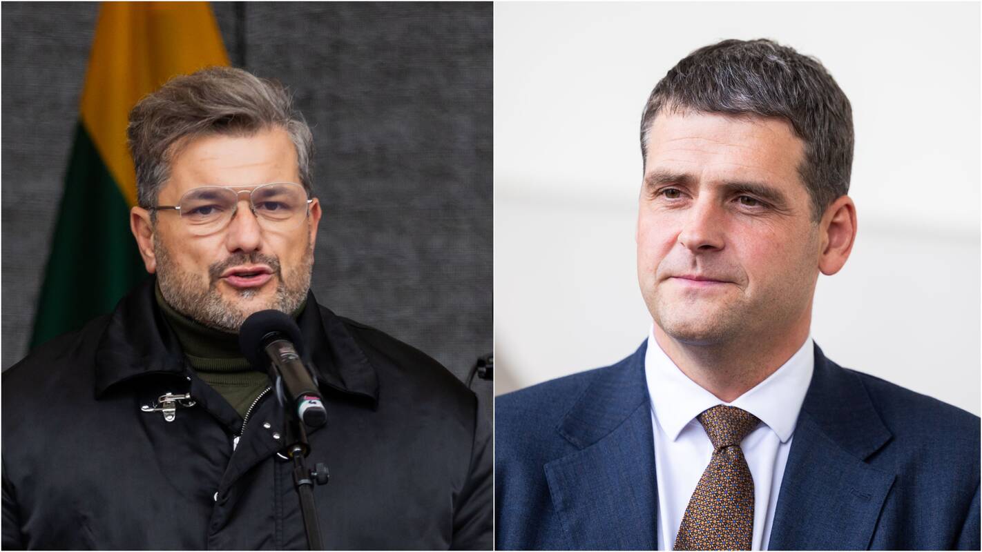 Dominykas Kubilius (kairėje) ir Remigijus Žemaitaitis