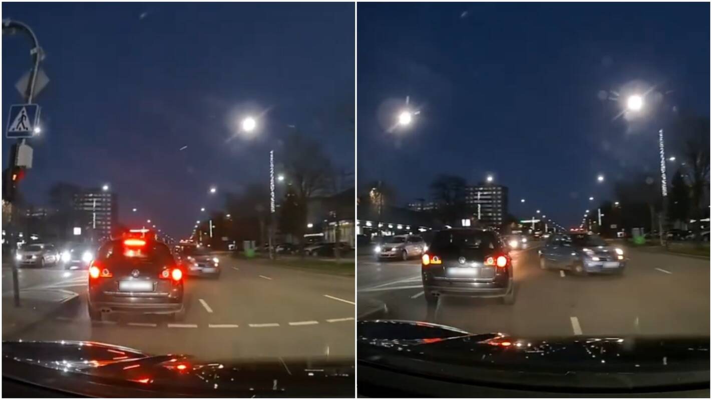 Savanorių prospekte – „pasimetęs“ vairuotojas