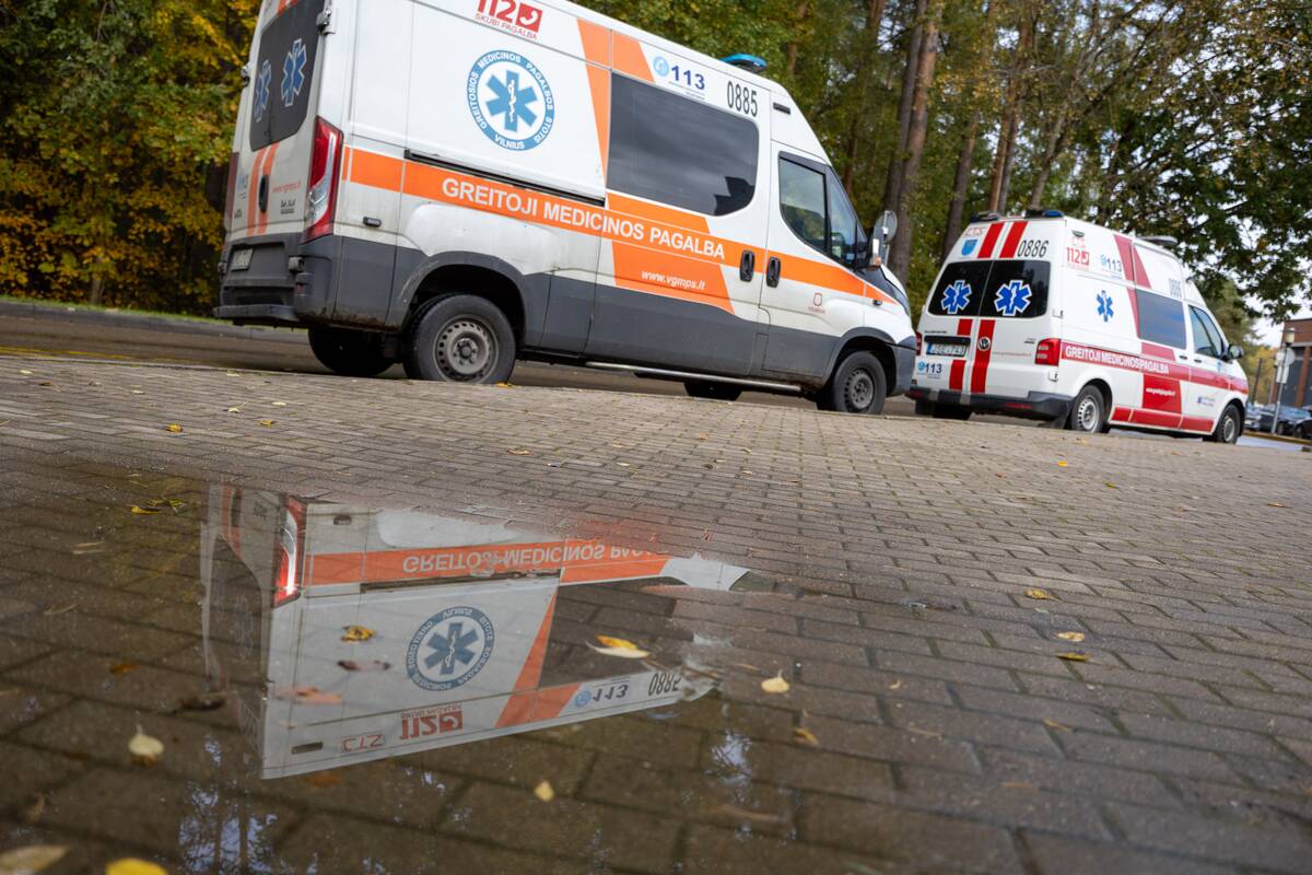 Sąmonės netekęs nepilnametis – medikų rankose