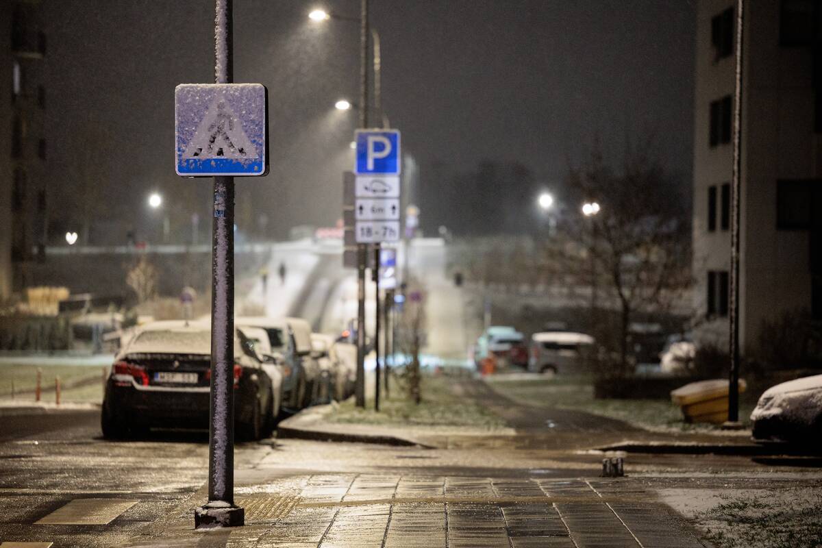 Sinoptikas: šeštadieni po lietaus susiformuos plikledis, sekmadienį dieną – nedidelis kiekis sniego