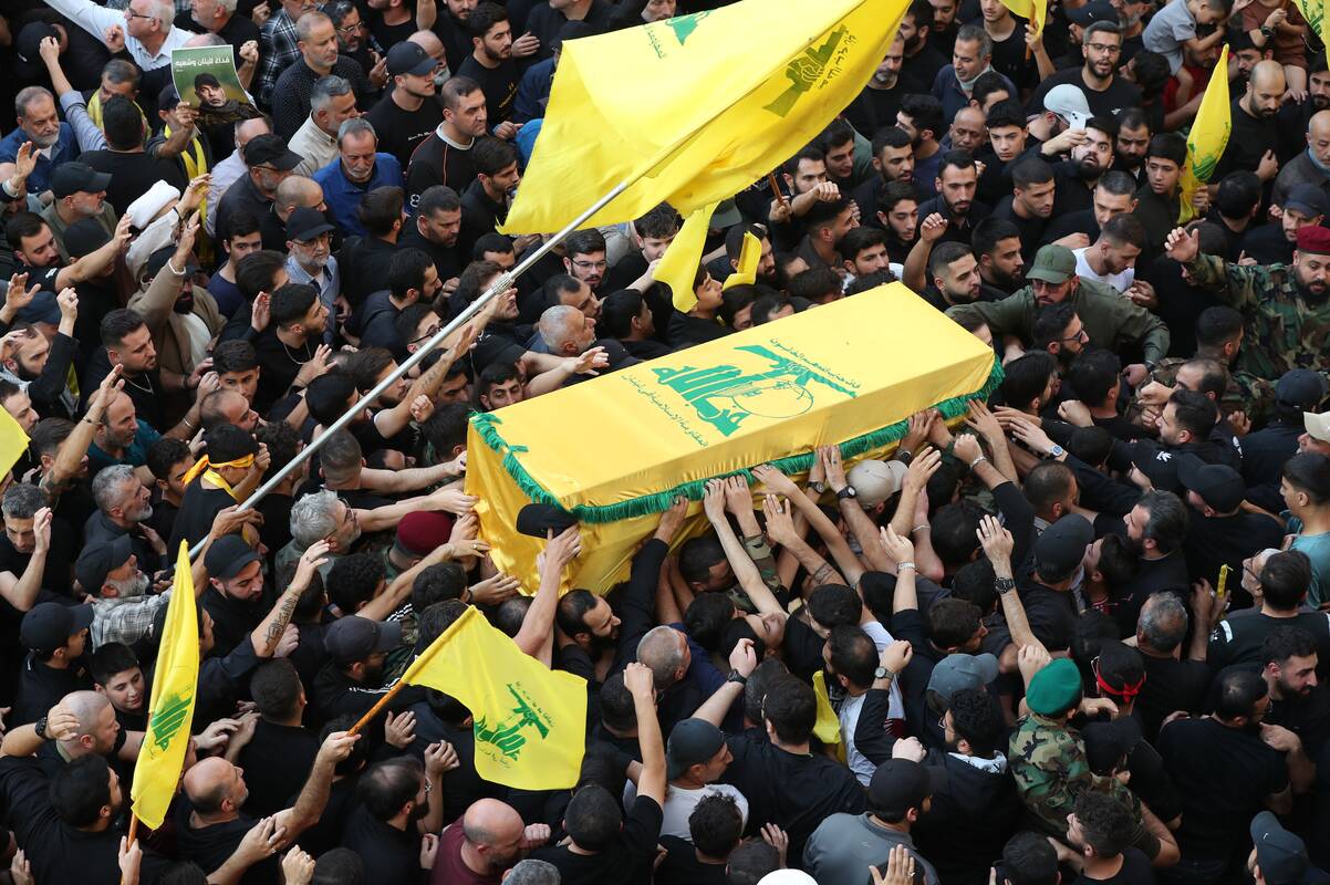 Beirute palaidotas Izraelio pajėgų nukautas „Hezbollah“ karinis vadas