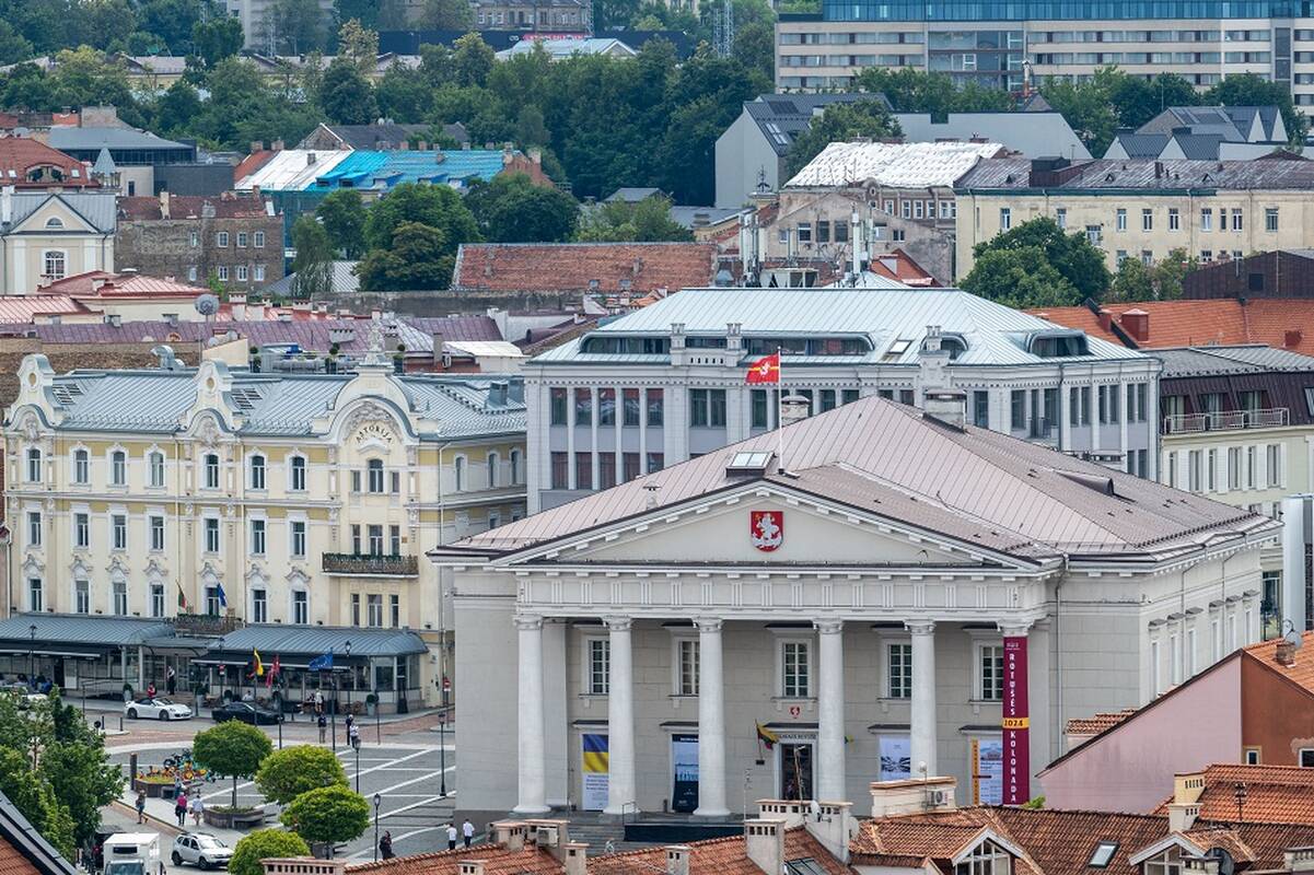 Pranešė, kiek laiko bus užverta Vilniaus rotušė  ir tęsis atnaujinimo darbai