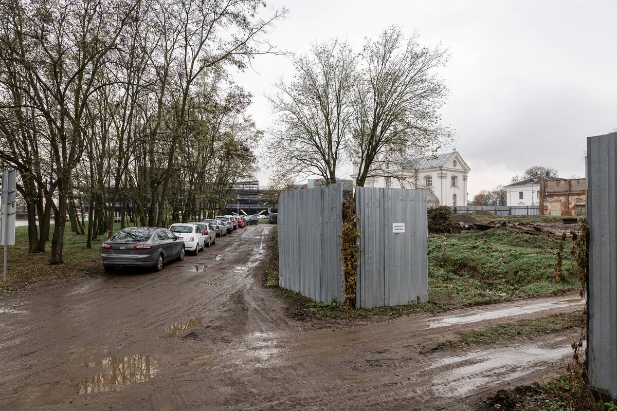Planuojama autobusų terminalo vieta Karaliaus Mindaugo prospekte