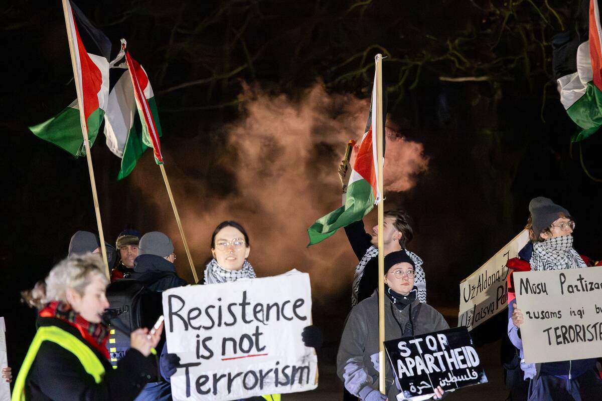 Kaune – protestas prieš Lietuvos futbolo bendradarbiavimą su Izraeliu