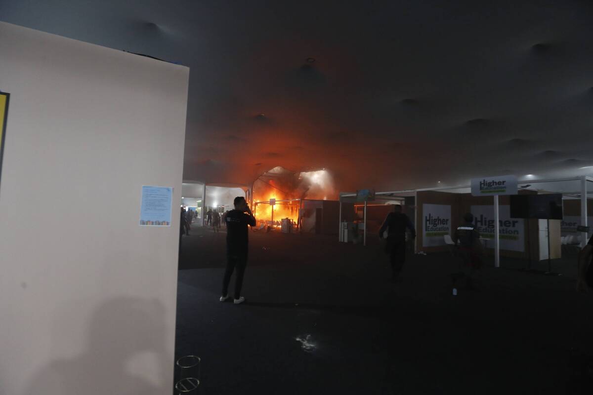 Brazilijoje vykstančių COP30 klimato derybų metu buvo kilęs gaisras