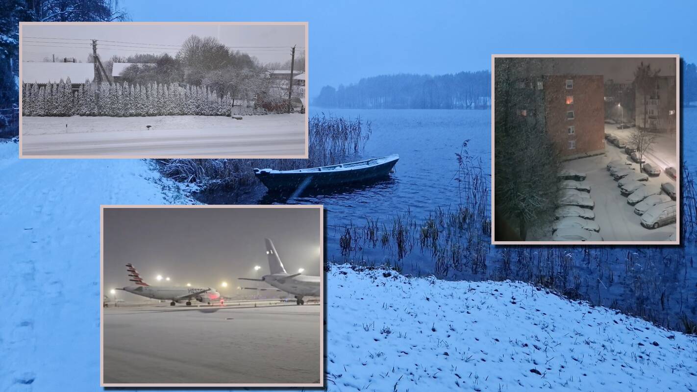 Iš sinoptikų – naujausios žinios apie žiemišką lapkritį: kur prisnigo daugiausiai ir ko laukti?