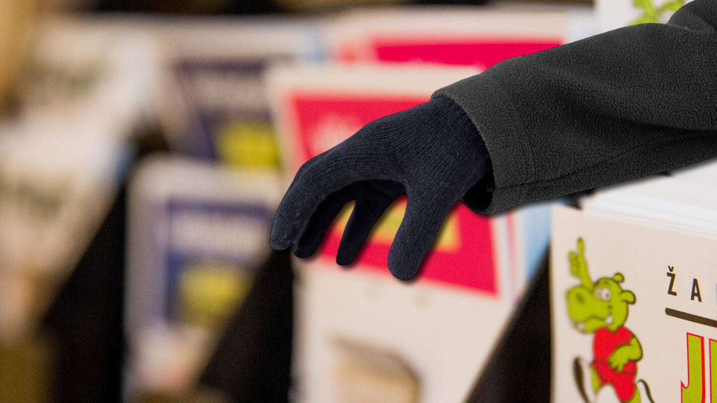 Įžūli vagystė: loterijos bilietus grobė pardavėjos akivaizdoje