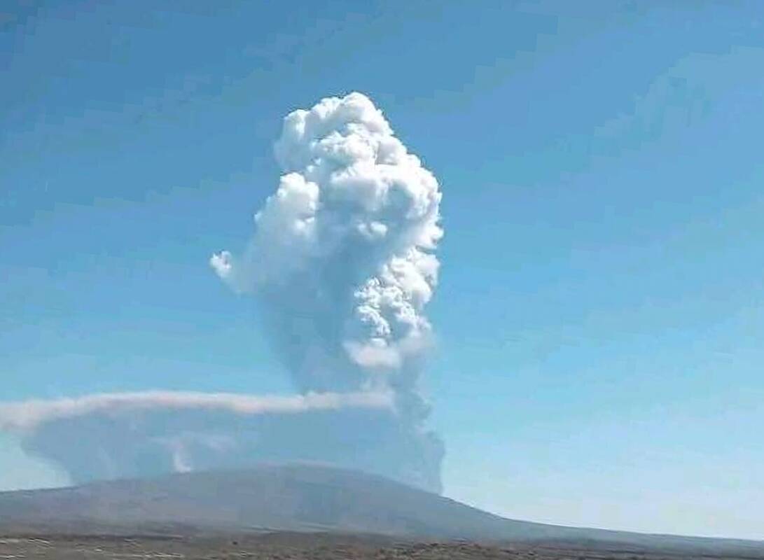 Etiopijoje išsiveržė tūkstančius metų miegojęs ugnikalnis
