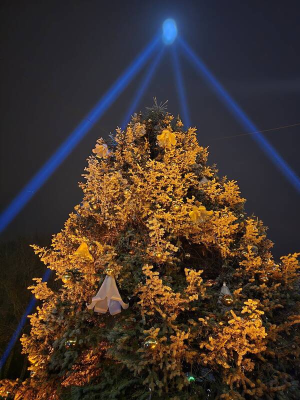 Anykščių Kalėdų eglės įžiebimas