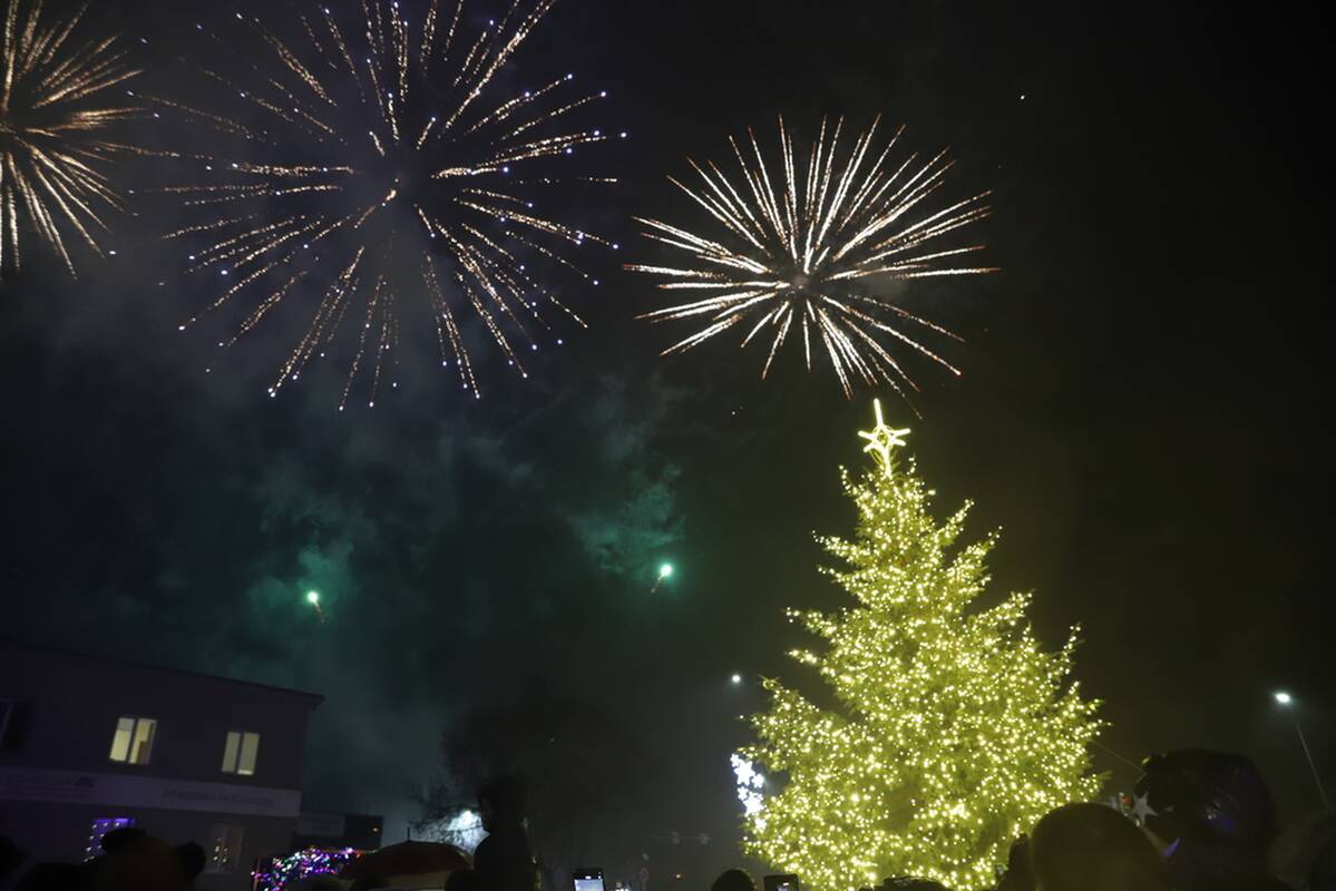  Raseiniuose sužibo pagrindinė miesto žaliaskarė 