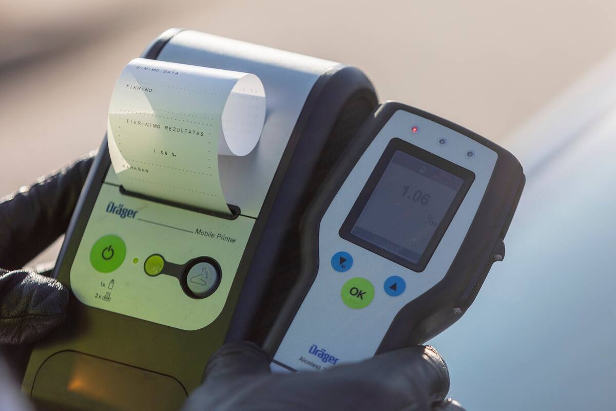 Per Kalėdas įkliuvęs girtutėlis  „Toyotos“ vairuotojas – ne vienintelis: ką dar pričiupo policija?