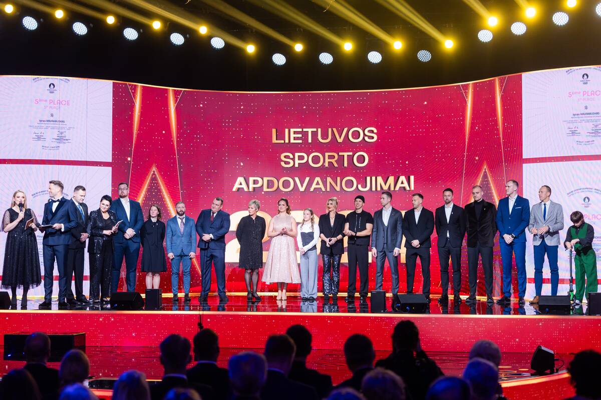 Vilniuje bus apdovanoti geriausi Lietuvos sportininkai