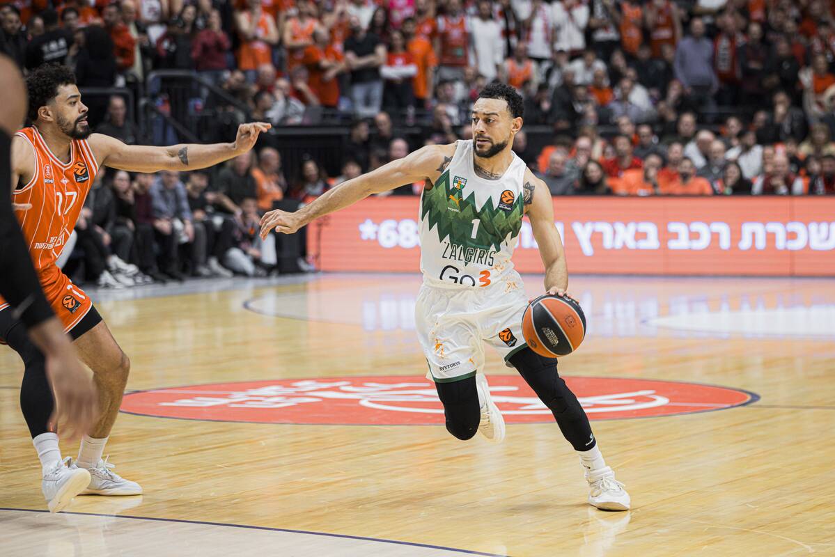Eurolyga: Tel Avivo „Hapoel“ – Kauno „Žalgiris“ 80:93