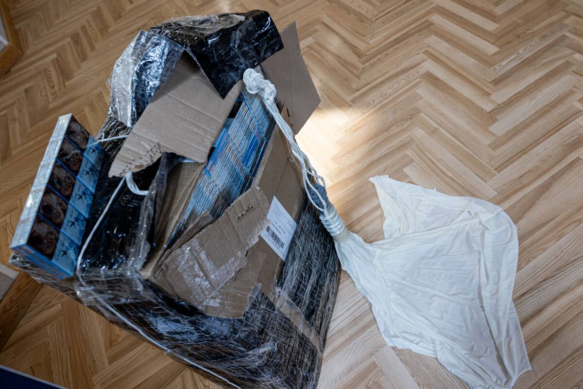 Kariuomenė pradėjo remti policijos veiksmus siekiant užkardyti kontrabandinius balionus