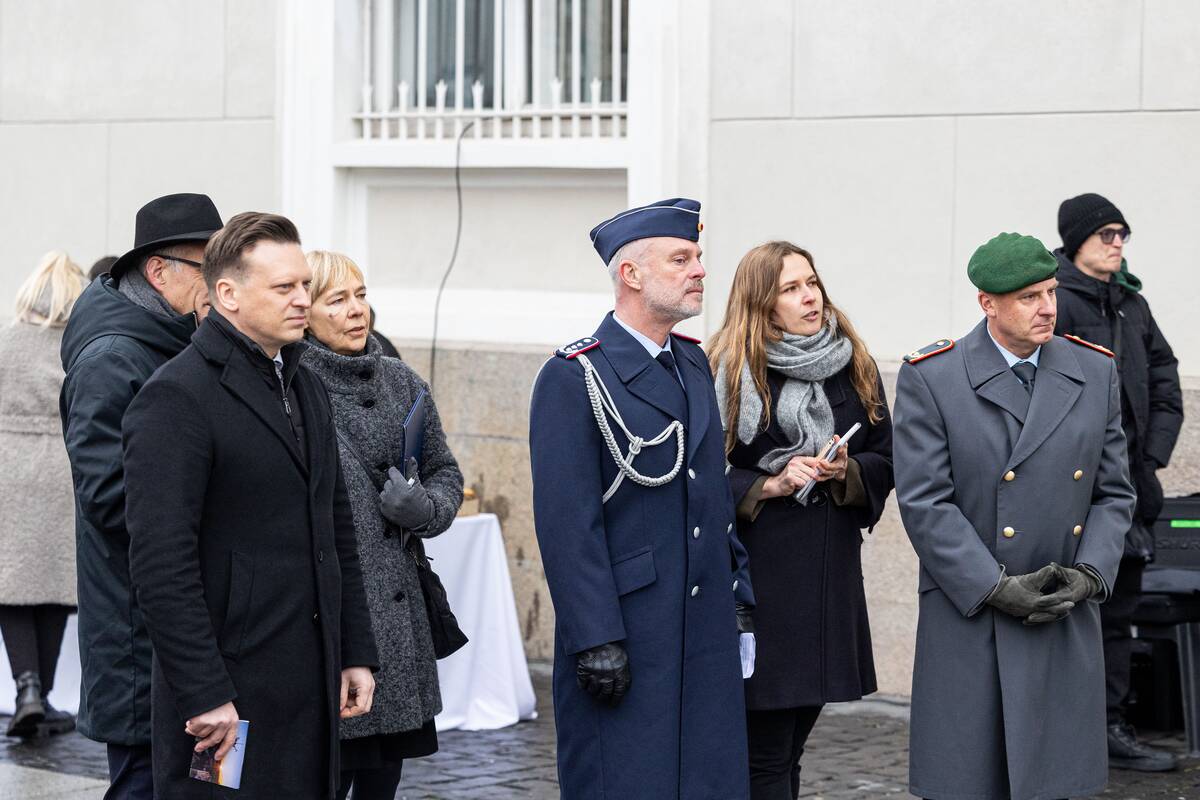 Atminimo lentos atidengimas Vokietijos kanclerio pasakytiems žodžiams