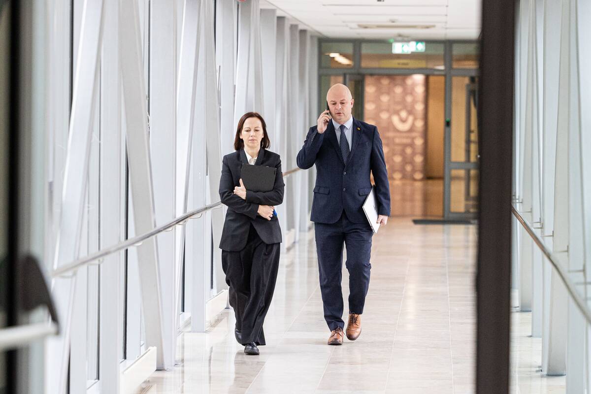 Opozicinių frakcijų posėdis dėl sienos su Baltarusija krizės valdymo