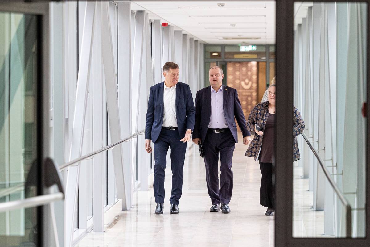 Opozicinių frakcijų posėdis dėl sienos su Baltarusija krizės valdymo