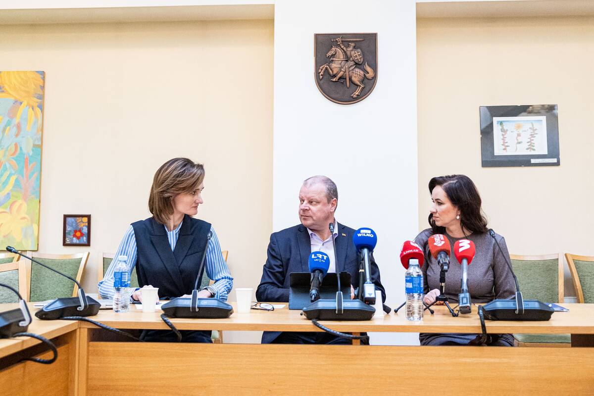 Opozicinių frakcijų posėdis dėl sienos su Baltarusija krizės valdymo