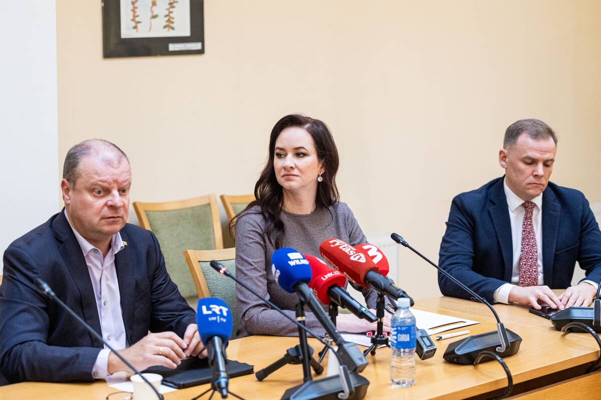 Opozicinių frakcijų posėdis dėl sienos su Baltarusija krizės valdymo