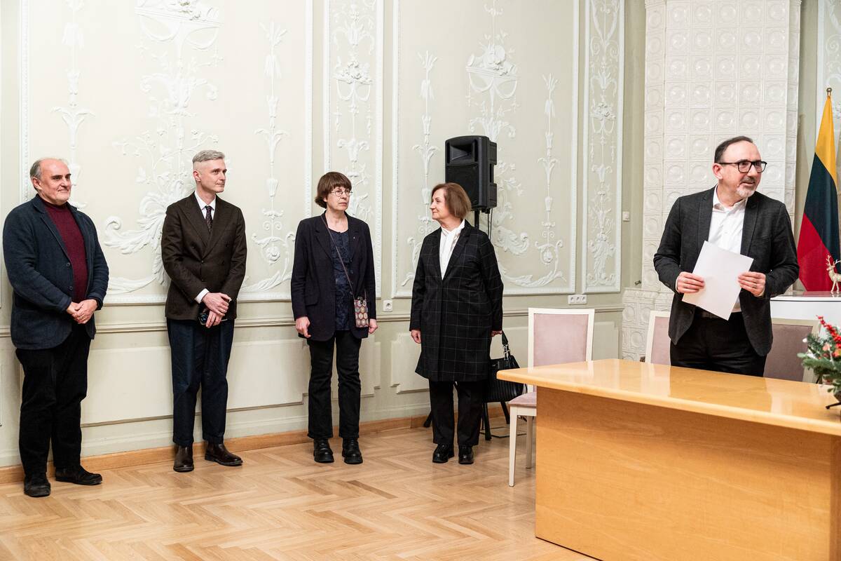 Lietuvos nacionalinių kultūros ir meno premijų laureatų paskelbimo spaudos konferencija