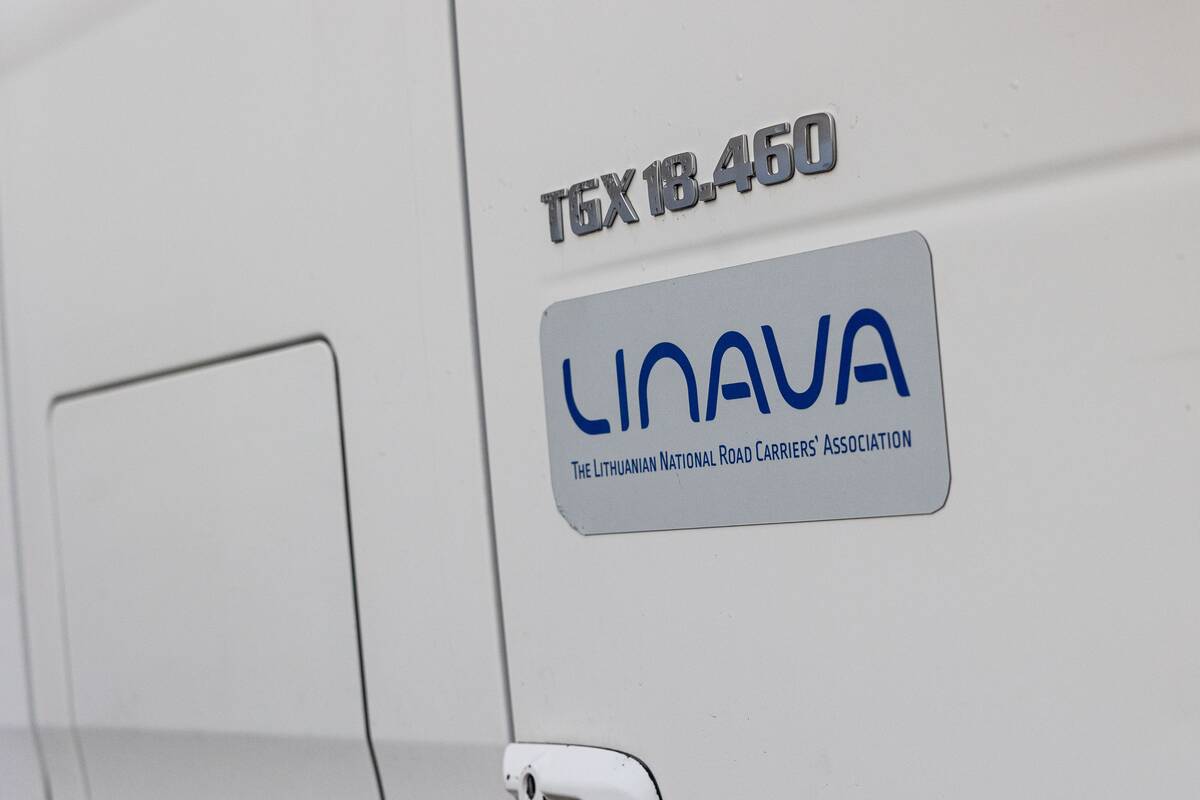 Lietuvos vežėjų asociacijos protestas prie Seimo