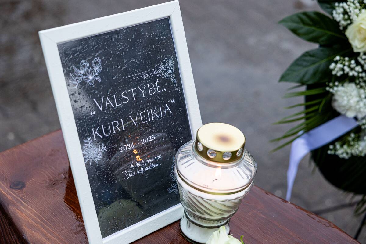 Jaunimo organizacijų protestas prie Seimo