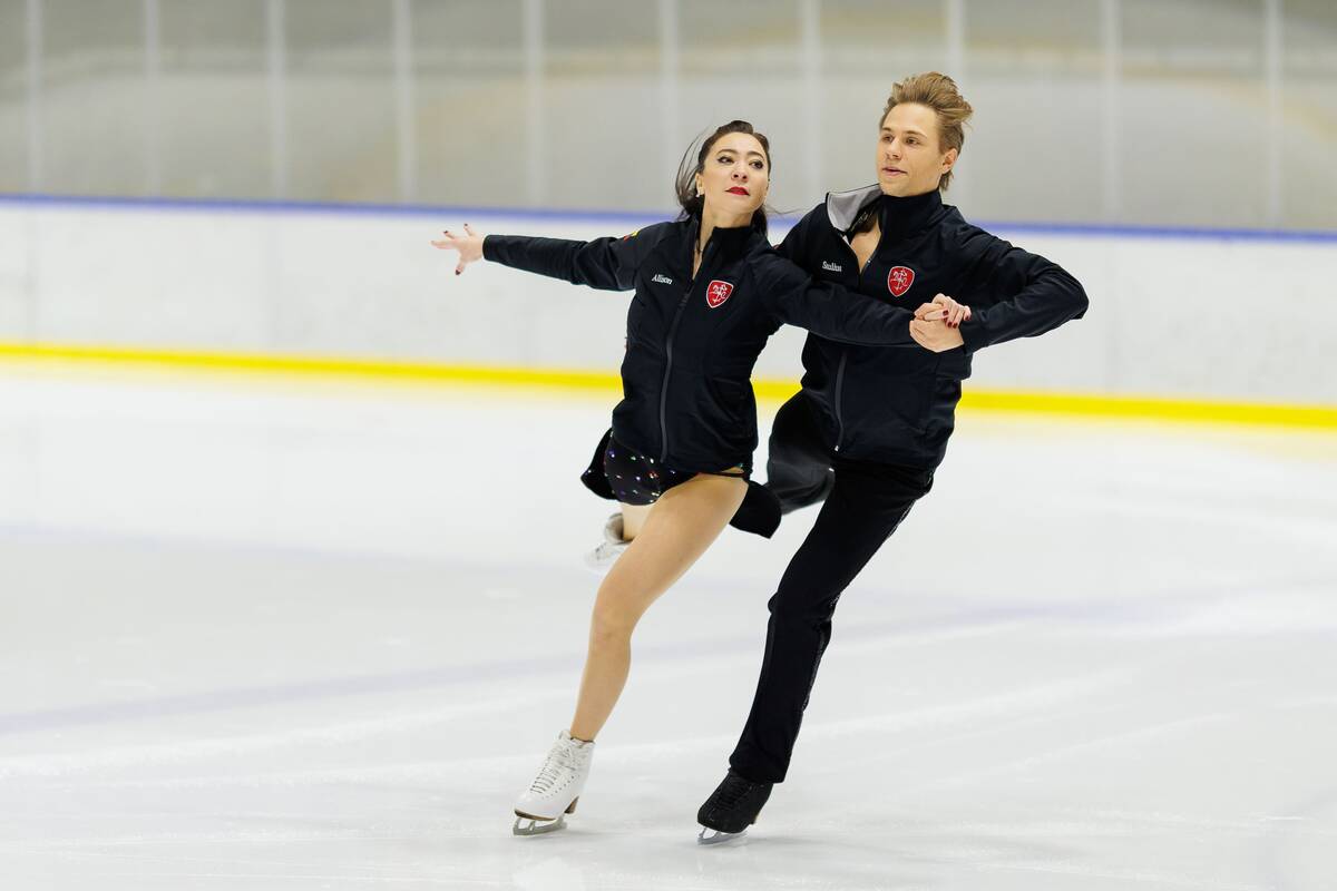 Saulius Ambrulevičius ir Allison Reed pasirodymas Kauno ledo rūmuose