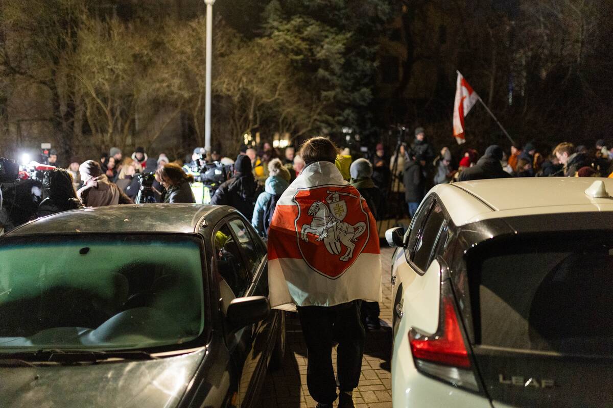 Prie JAV ambasados – paleisti Baltarusijos politiniai kaliniai