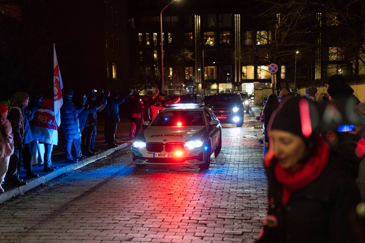 Prie JAV ambasados – paleisti Baltarusijos politiniai kaliniai