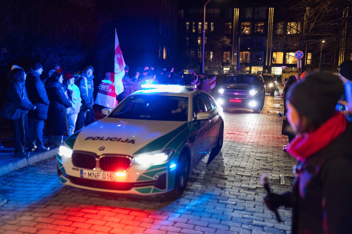 Prie JAV ambasados – paleisti Baltarusijos politiniai kaliniai