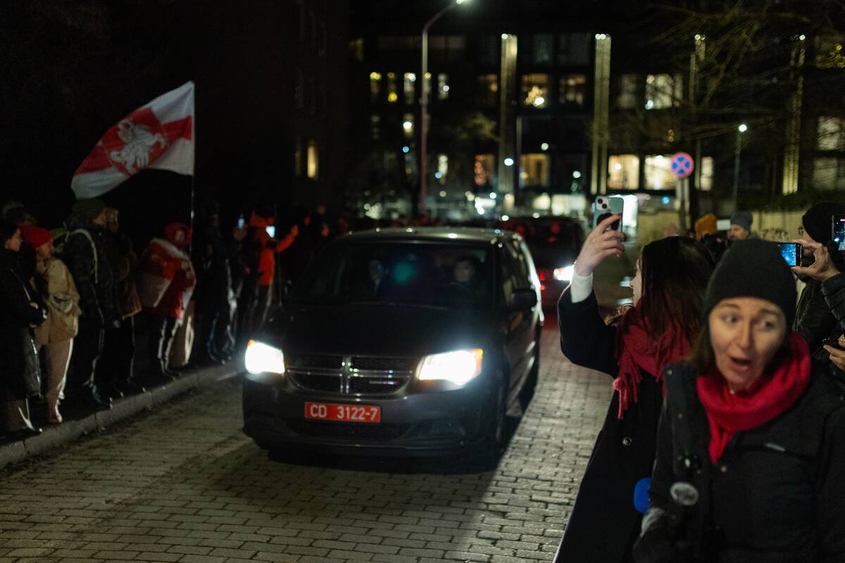 Prie JAV ambasados – paleisti Baltarusijos politiniai kaliniai