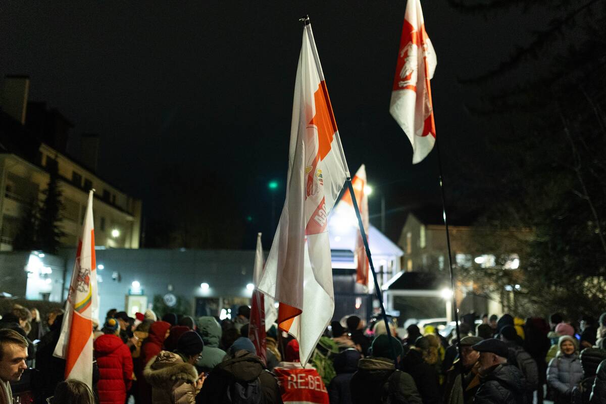 Prie JAV ambasados – paleisti Baltarusijos politiniai kaliniai