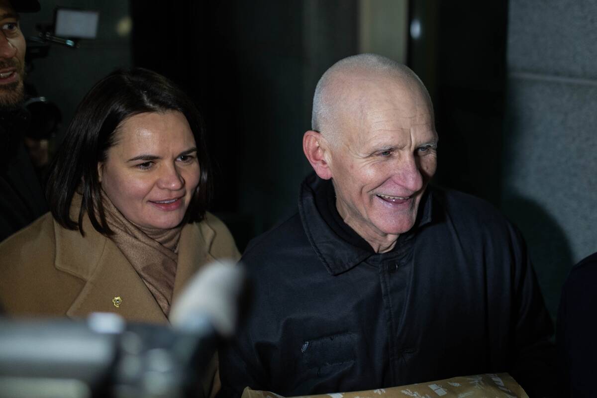 Prie JAV ambasados – paleisti Baltarusijos politiniai kaliniai