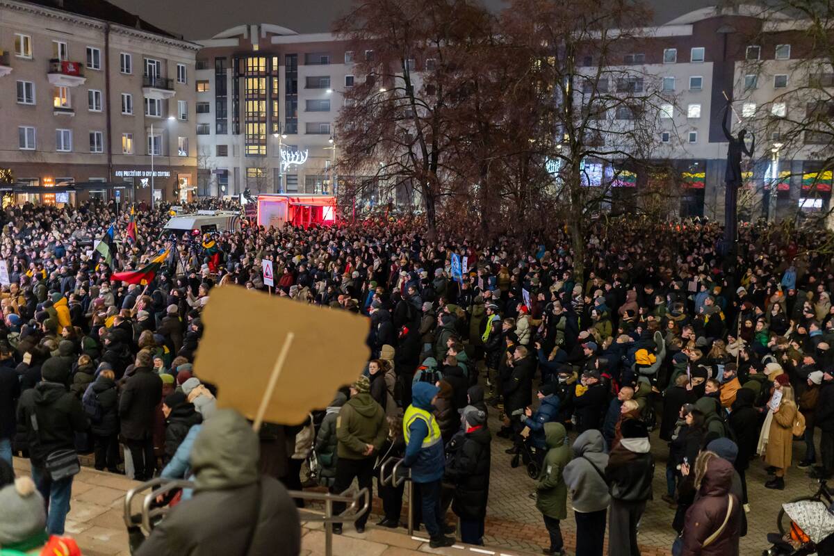 Antrasis protestas „Šalin rankas nuo laisvo žodžio!“
