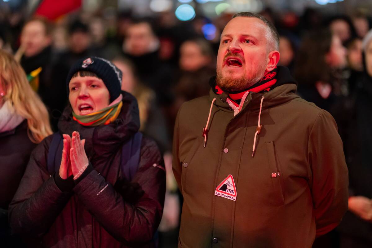 Antrasis protestas „Šalin rankas nuo laisvo žodžio!“