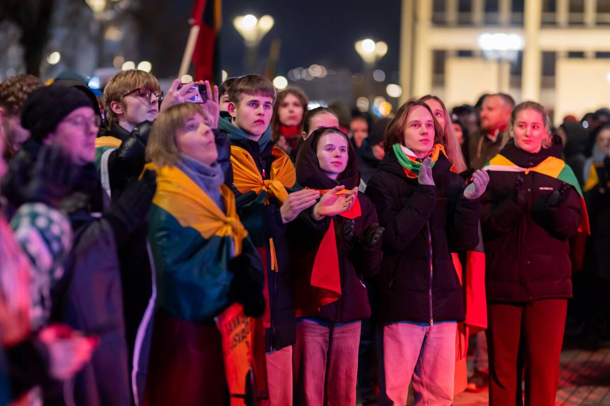Antrasis protestas „Šalin rankas nuo laisvo žodžio!“