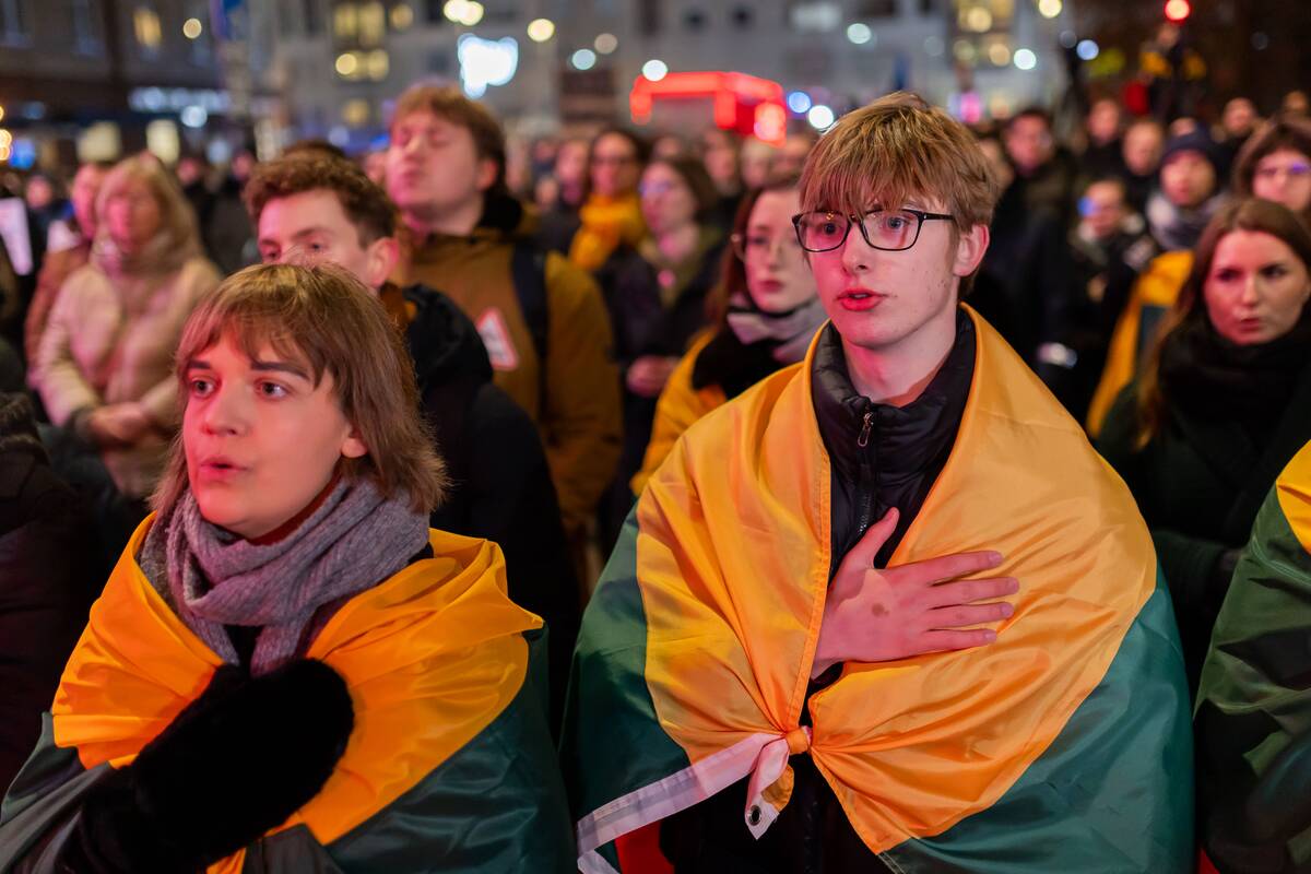 Antrasis protestas „Šalin rankas nuo laisvo žodžio!“
