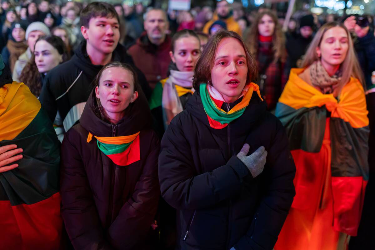 Antrasis protestas „Šalin rankas nuo laisvo žodžio!“