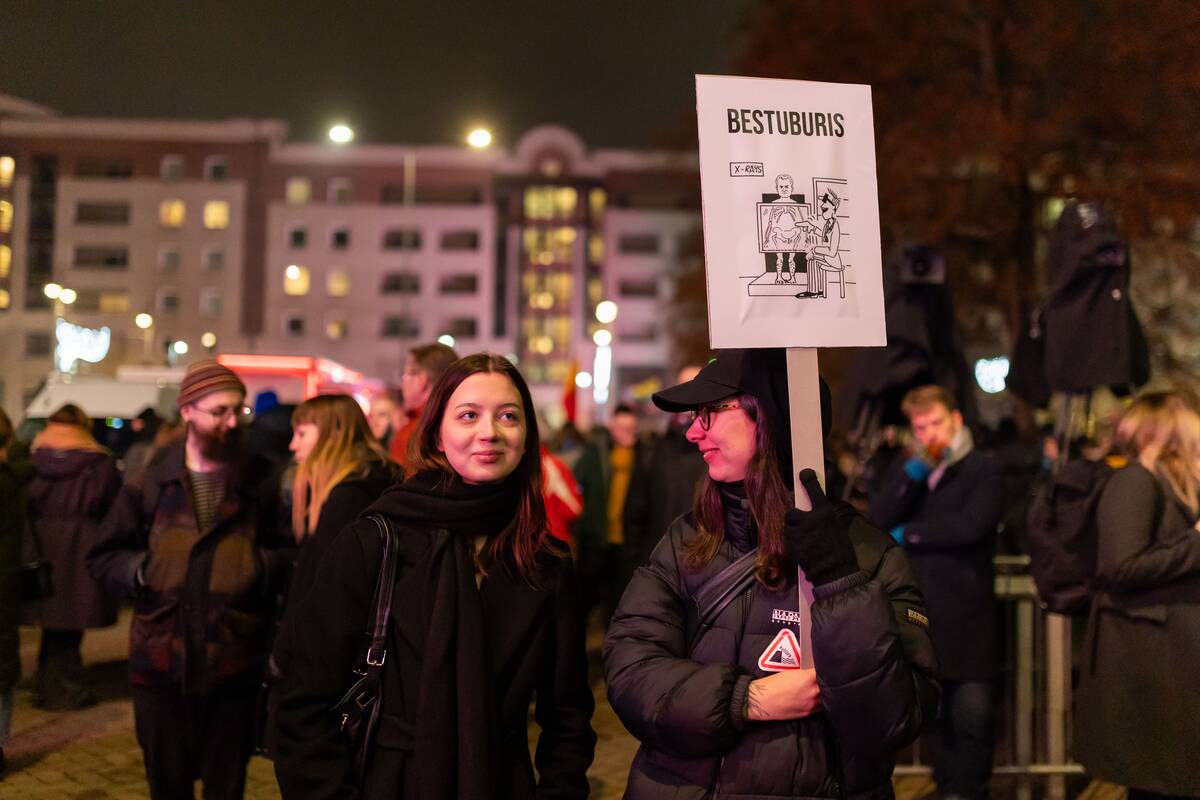 Trečiadienio protestas „Šalin rankas nuo laisvo žodžio!“