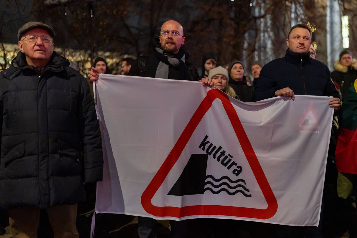 Trečiadienio protestas „Šalin rankas nuo laisvo žodžio!“