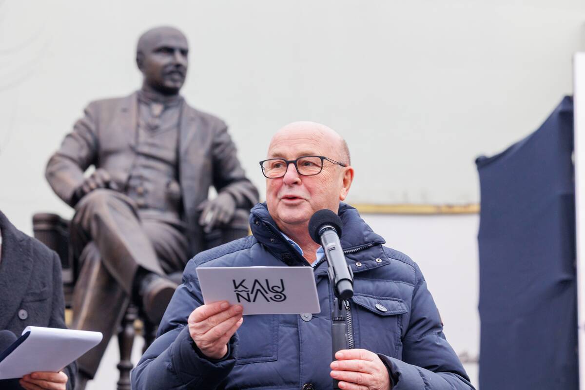 Tostas: V. Matijošaitis linkėjo kauniečiams tikėti savo miestu ir būti gerų pokyčių dalimi.